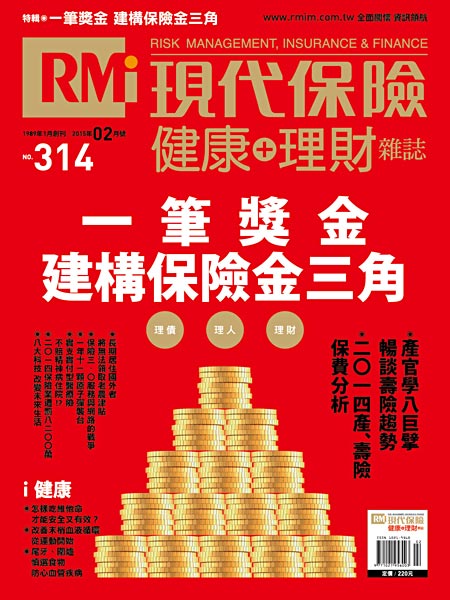 一筆獎金 建構保險金三角